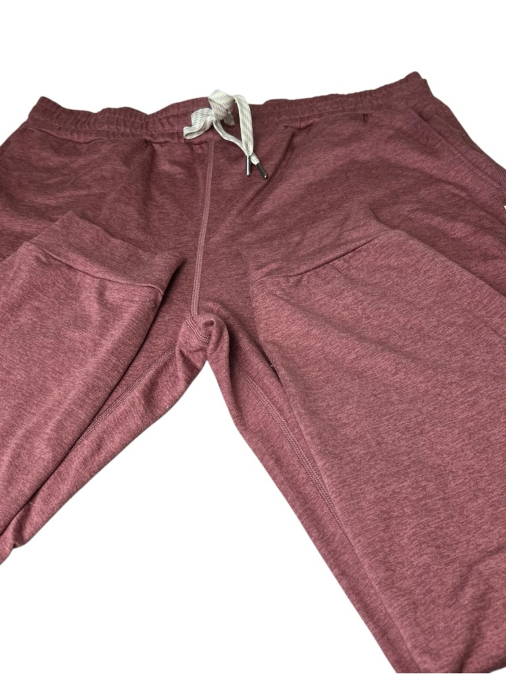 Vuori Women’s Large Cozy Maroon Dream Knit Athletic Jogger Sweatpants - Picture 9 of 10